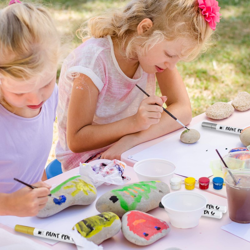 12pc Premium Acrylic Paint Pen Set - Perfect Kit for