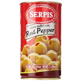 Delicias de Espana, Pimiento Olives (Aceitunas Rellenas de Pimiento), 3 cans