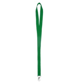 Karteo Lanyard with Carabiner Green [Pack of 10] Lanyard Lanyards Blank for Card Sleeves ID Access Cards