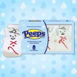 Marshmallow Candy Christmas Packs, Sugar Coated Character Shaped Marshmallows, Pack of 4, 12 Pieces