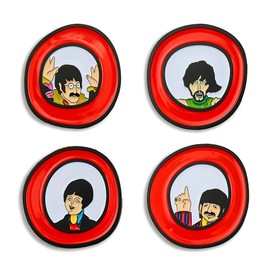 Hero Collector Eaglemoss The Beatles: Yellow Submarine Porthole Pin Badge Box Set | The Beatles Pin Badge Collection | Model Replica, Metal, No Gemstone