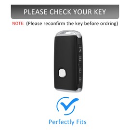 Leather Key Fob Cover with Keychain Compatible with Mazda CX-3 CX-5 CX-9 2019-up (BROWN)