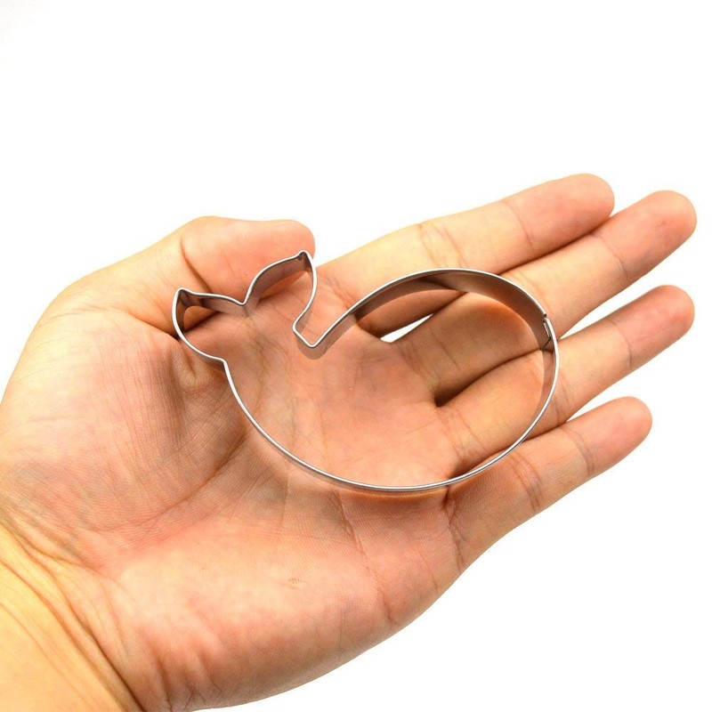 Cute Whale Cookie Cutters - Stainless Steel
