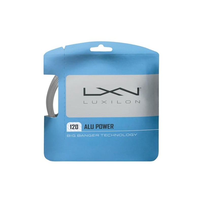 Wilson Alu Power Rough Tennis Racket String 1.2 mm, Silver