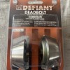 Defiant NEW Defiant Deadbolt Keyed Both Sides Satin Nickel Brass