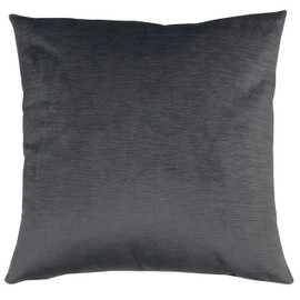 Riverbrook Home Zippered Pillow Cover with Removable Soft Angel Hair Filler, Bradford Otter - Grey, 20 x 20-Inch