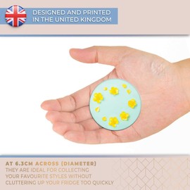 Destination Vinyl ltd Magnet for Refrigerator, Fridge - Cute Yellow Buttercup Flower for Office, Cabinet and Whiteboard, Magnetic Stickers, 3152