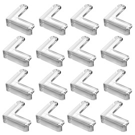 12 Stück Silikon Eckenschutz Für Babys Klar Weich Für Möbel Sicherheitspuffer Eckenschutz Verdickter Anti-Kollisions Für Babyschutz (Transparent)