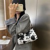 Women's Cow Print Tote Shoulder Bag Leather Bag (Style1, One