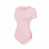 Landofgenie Women's Cotton Bodysuit Onesie Pyjamas One Piece Tops, pink