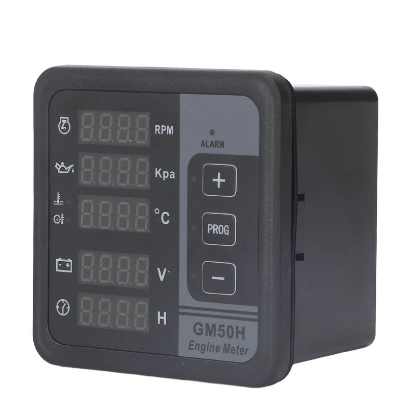 Diesel Generator Set Controller Digital Genset Engine Meter with Mounting
