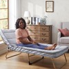Jamdok 4Inch Cot Mattress Topper,Narrow Twin Gel Infused Memory Foam,Machine