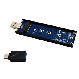 Sintech M2 SSD USB,USB 3.0 M.2 SATA 3 SSD Card,NGFF B-M Key External Case with USB 3.1 Type C Connector