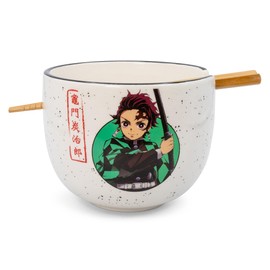 Just Funky Demon Slayer Ramen Bowl and Chopsticks