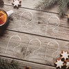 Jetec Pack of 8 Acrylic Christmas Stocking Holder Hooks Christmas
