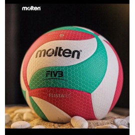 Molten V5M5000 Volleyball  Size 5, Soft Touch, Indoor/Outdoor PU Microfiber Ball