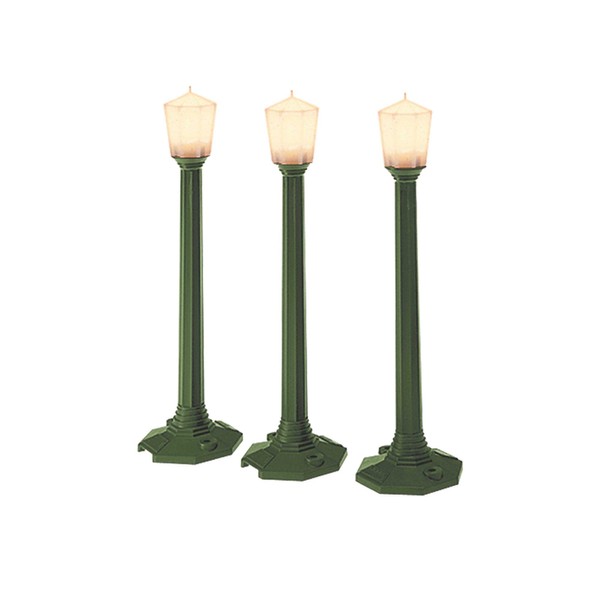 Classic Street Lamps - Green 3-Pack