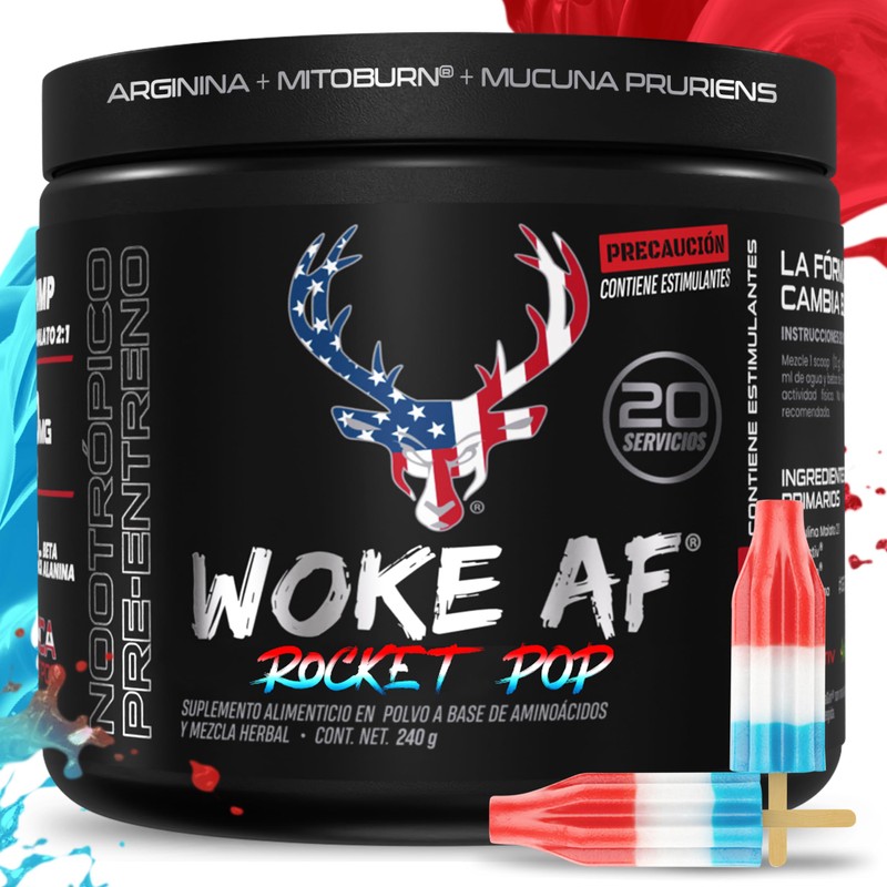 Bucked Up Woke AF Pre Entreno Pre Workout | Estimulantes