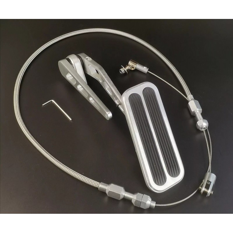 espeedpro21 Billet Aluminum Universal Gas Pedal & 48" SS Throttle