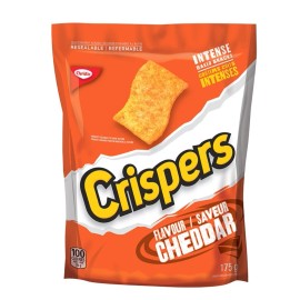 Crispers 8 Bags of Christie Crispers Cheddar crackers 145g /5.1 oz Each -Free Shipping