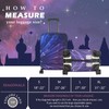 Luckiplus Spandex Suitcase Luggage Suitcase Cover Fits 18"-32" Luggage, fireworks