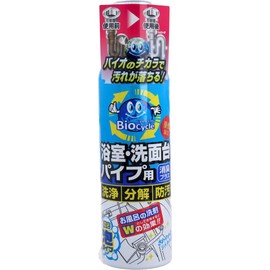 Tokiha Sangyo Woody Lab Biocycle for Bathroom/Washbasin Pipes, Dense Foam Type, Citrus Scent, 7.8 fl oz (220 ml)