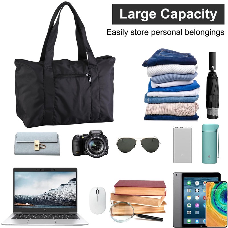 Leberna Travel Packable Luggage Lightweight - Foldable Duffel Bag Tote