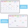 POPRUN POPRUN Abwischbar Magnetisch Monatsplaner/Wochenplaner Whiteboard Magnettafel Kühlschrank, Familienplaner,Planungstafel,Monatskalender,Memoboard,Terminplaner 42