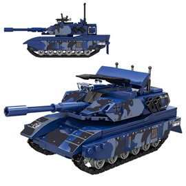 WULOBOOI WW2 Army 2A7 Tank Toys Building Blocks Set, Adult Collectible Tanks Model to Display, 352 Pieces Educational Construction Toys Gifts for Military Fans Boys Kids 8 9 10+