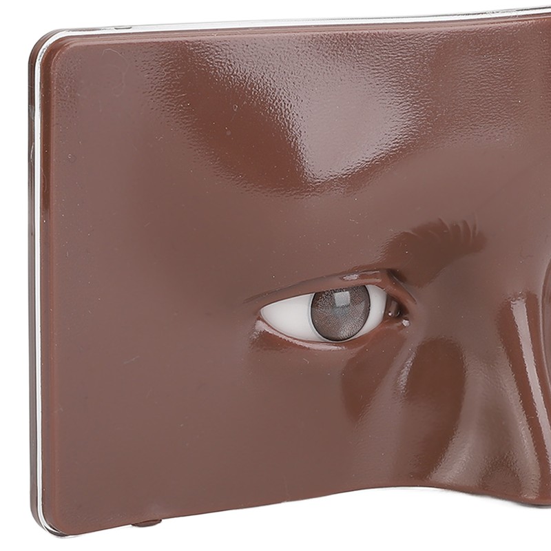 Eye Makeup Practice Board Open Close Eyes Reusable Silicone Mannequin