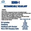 Supplying Demand RH-1 Rechargeable Headlamp
