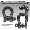 AUTMATCH D Ring Shackles 3/4" Mega Shackle (2 Pack) 68,000Ibs