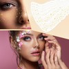 Alovez Pack of 6 Glitter Face Freckles Tattoos, Waterproof Golden
