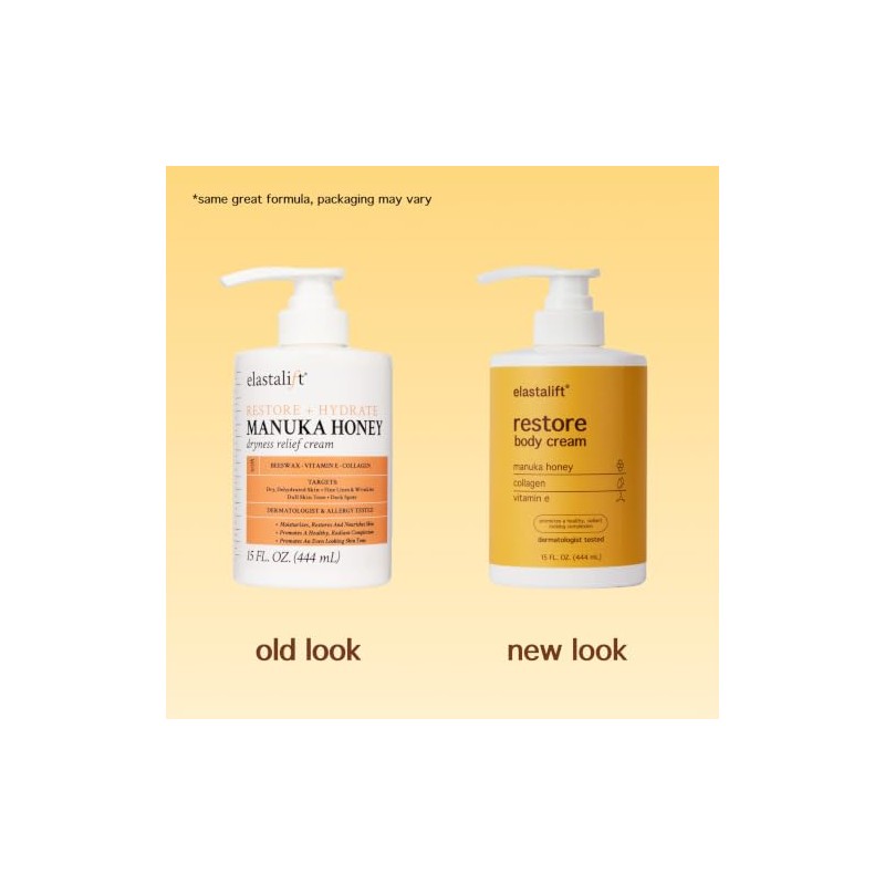 Elastalift- Crema hidratante facial y corporal con miel de manuka