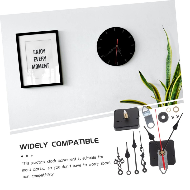 LALAFINA 4 Sets DIY Clock Movement Mechanism Kit of Replaceable
