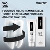 Woom White+ Whitening Toothpaste for Teeth Whitening with Fluoride 75