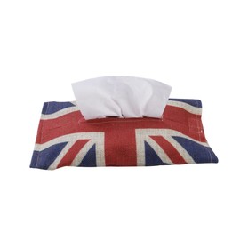 Komonee Union Jack Great Britain Hand Tissue Napkin Holder Dispenser King Charles Coronation Street Party