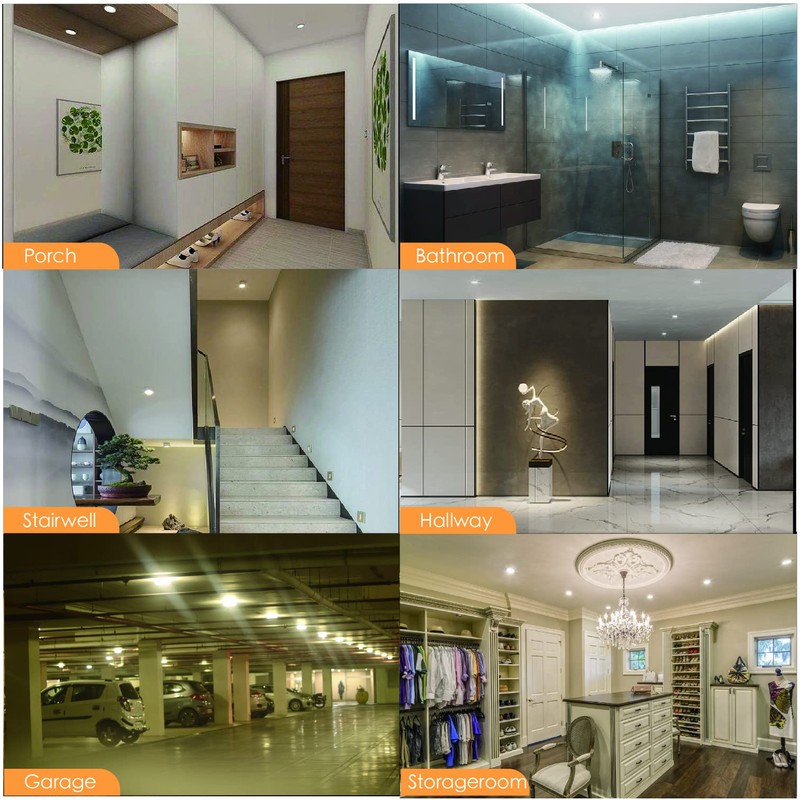 Motion Sensor Downlight FRESHIN IP44 9W Tri-Color Selection 90mm Cutout