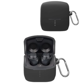 For Audio-Technica ATH-CKS50TW Case [HVUYAL] ATH-CKS50TW Compatible with Lost Prevention Hooks, Lightweight, Scratch-proof, Anti-Shock, Anti-Shock, Scratch-Resistant, Soft Silica Gel Sports Cool