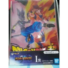 BANDAI Dragon Ball VS Omnibus Prize A4 Bandai Ichiban Kuji Clear File Folder