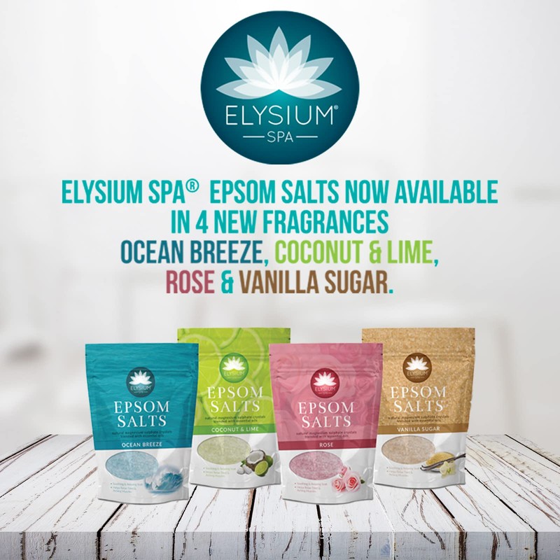 Elysium Spa Ocean Breeze Epsom Salts | Natural Magnesium Sulphate
