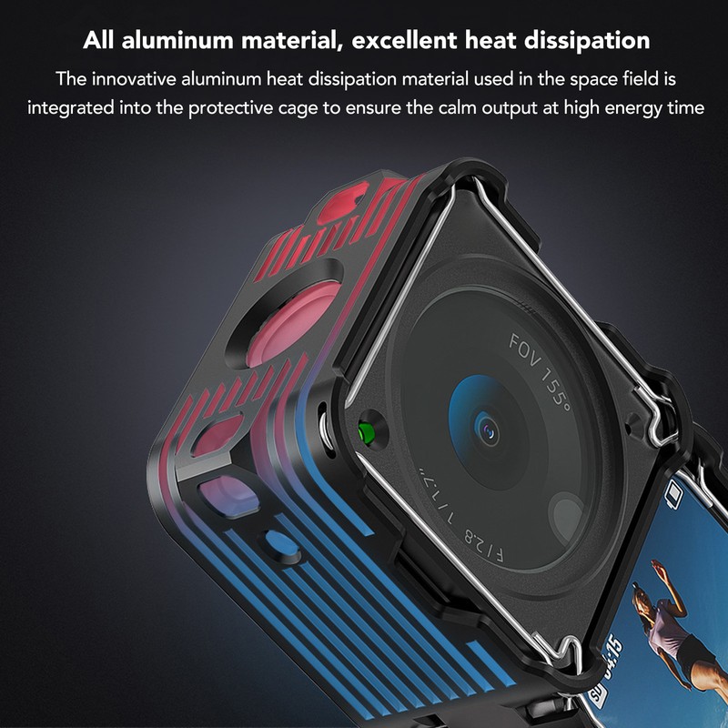Action Camera Protection Extended Frame Aluminum Alloy Protective Cage for