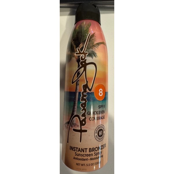 Panama Jack Instant Bronzer Sunscreen SPF 8 Antioxidant Moisturizing EXP