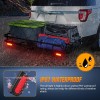 Nilight Hitch Cargo Carrier Oval Light Kit 2PCS 6Inch Red