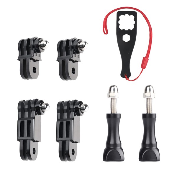 HSU Action Camera Extension Accessory Extension Adapter Helmet Mount for