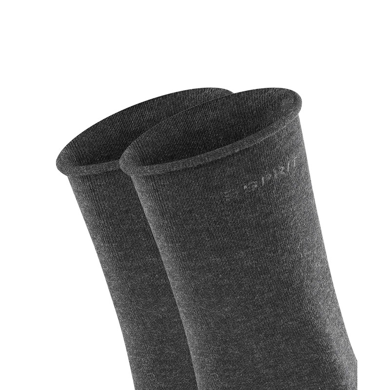 ESPRIT Women's Basic Pure 2-Pack Socks Breathable Organic Cotton Reinforced