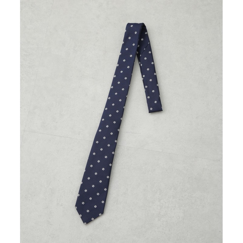 Nano Universe 668-5142201 Men's Washable Flower Necktie, Kyoto, 050 brown