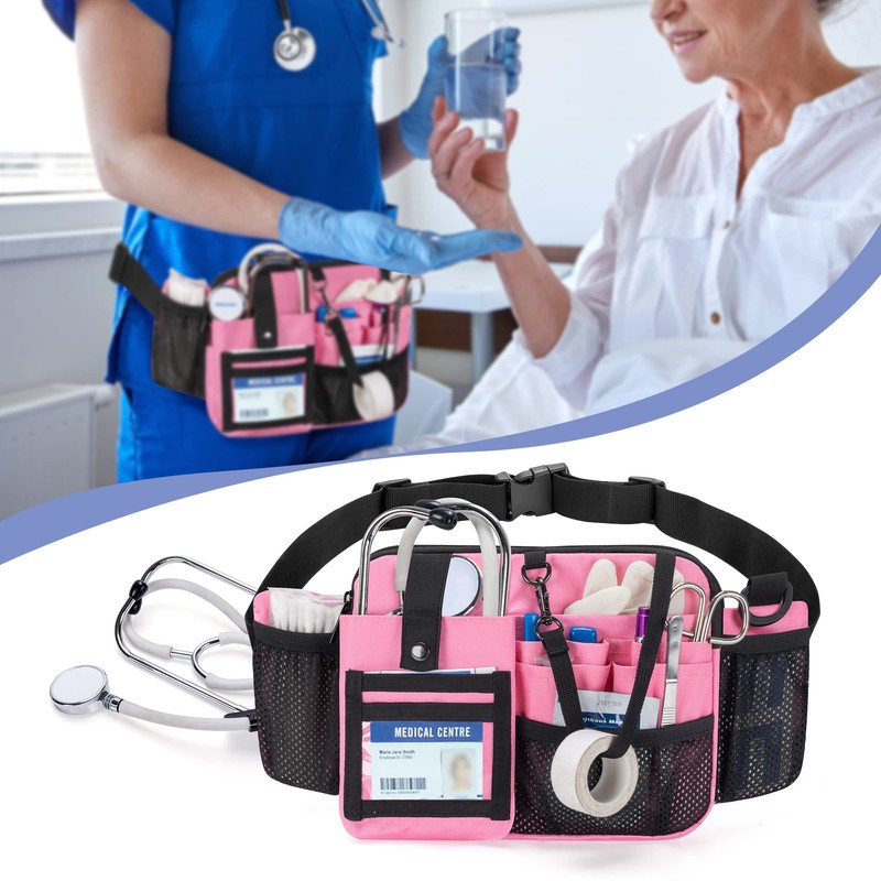 Damero Nurse Pouch, Fanny Pouch, For Work, Apron Bag, Sit,