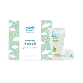 Green People Organic Babies Mummy & Me Set - Natural & Organic Mother and Baby Gifts - Baby-Shower, Gender Reveal, Vegetarian, 200ml