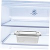 HOMSFOU Ice Cream Box, Stainless Steel Food Storage Container, 1.38L,